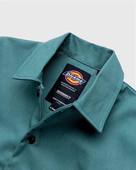 Highsnobiety X Dickies Service Shirt Lincoln Green Highsnobiety Shop