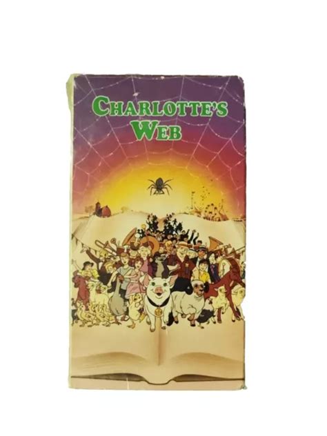 CHARLOTTE S WEB VHS Videotape 1972 Hanna Barbera HI Fi Playback EUR 9