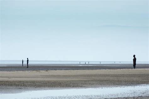 Free Stock photo of Another Place sculptures at Crosby | Photoeverywhere