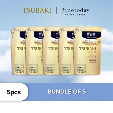 Raya Exclusive Bundle Of 5 Tsubaki Premium Volume Repair Shampoo