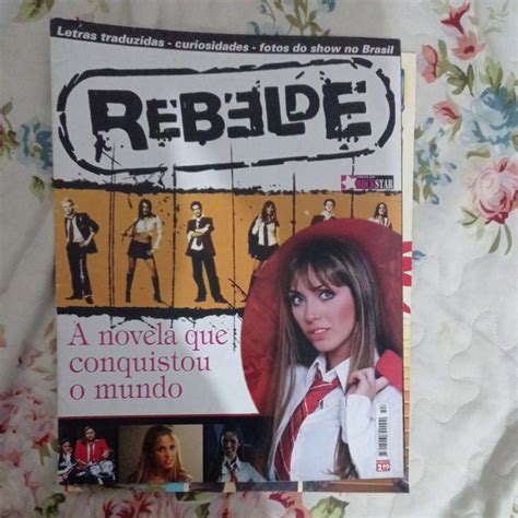 Revista Poster Rebelde Rbd Shopee Brasil