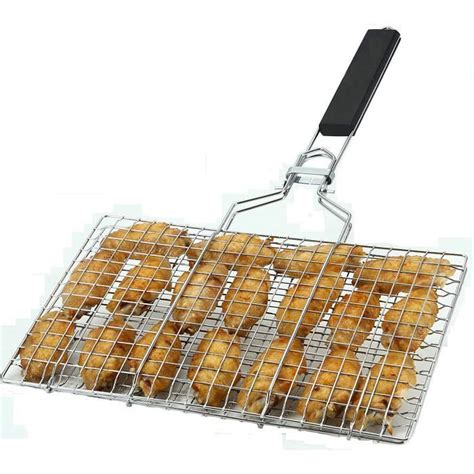 Grille De Barbecue Clip De Barbecue Portable En Acier Inoxydable