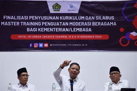 Kemenag Siapkan Kursil Moderasi Beragama Lintas Kementerian Lembaga