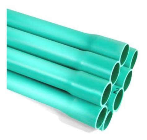 Tubo Pvc 3 4 X3mts Conduit Verde Paquete X25 Uds Cuotas sin interés