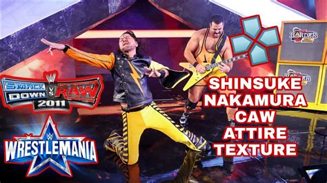 Shinsuke Nakamura Wrestlemania Attire Texture Caw Svr