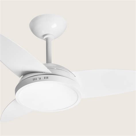 Ventilador De Teto Lykan Branco Led W K V Tron Leroy Merlin