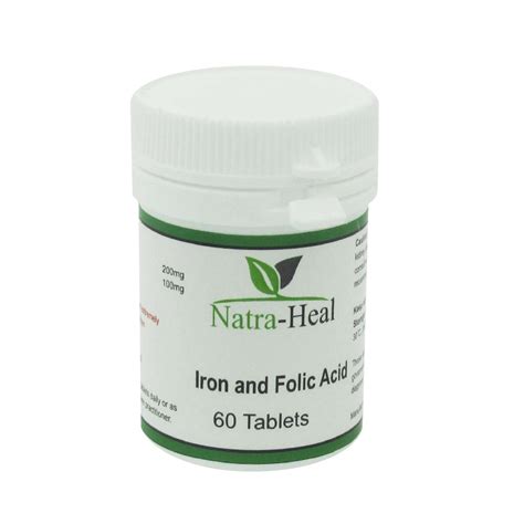 Iron Folic Acid Tablets Natra Heal Wellness