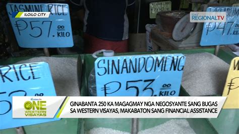 One Western Visayas Ginabanta Ka Magagmay Nga Negosyante Sang