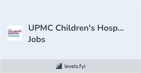 UPMC Children's Hospital of Pittsburgh Jobs | Levels.fyi