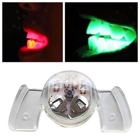 Led Luminous Mouthpieces Sensory Toys Halloween Holiday Ts Light Up