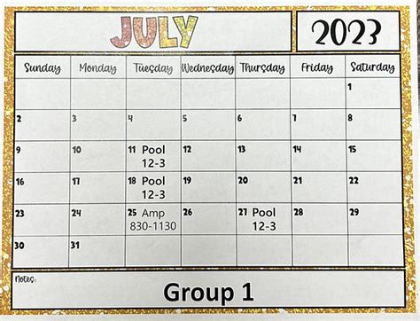 Calendar | Ridge Kids Academy