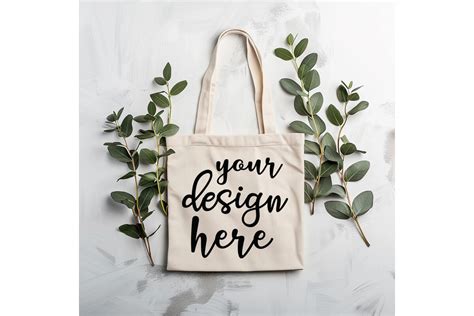 Natural Canvas Tote Bag Mockup Graphic By Mockup And Design Store · Creative Fabrica