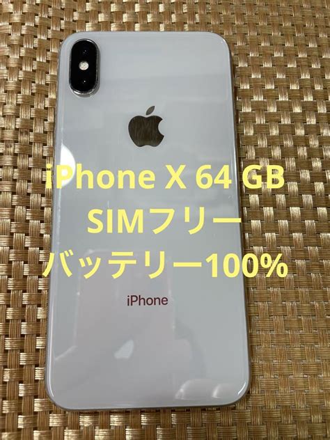 Iphone X Silver Gb Sim