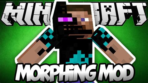 Minecraft Mod Showcase Morphing Morph Into Any Mob 162 Youtube