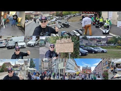 Justus Unterwegs Der Herbstmarkt Ochsenfurt In Der Innenstadt Mit