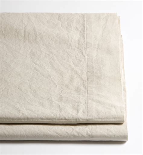 Drap plat Adulte en Percale de Coton Bio lavé lit 2 personnes Kadolis