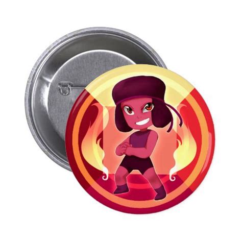 Ruby Button | Zazzle