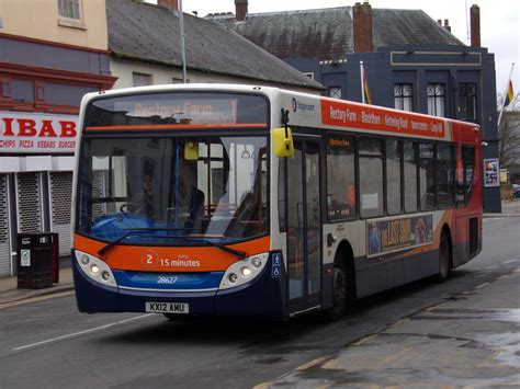 Stagecoach Midlands ADL Enviro 300 Scania K320UB 28627 KX12 AMU On