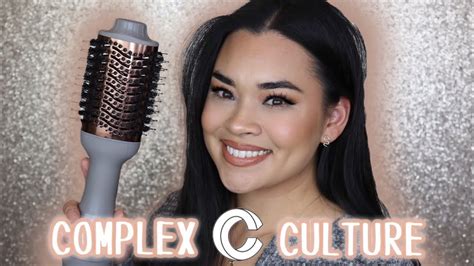 How I Use The Complex Culture Smoothing Blowout Brush Youtube