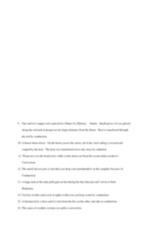 38 Conduction Convection Radiation Worksheet Answer Key Worksheet Master