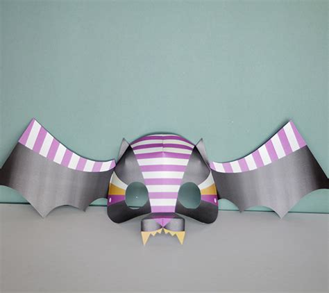 Diy Bat Mask Halloween Printable Crafts For Kids Last Minute