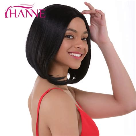 Hanne Black Bob Wig Lace Front Wigs Short Straight Heat Resistant