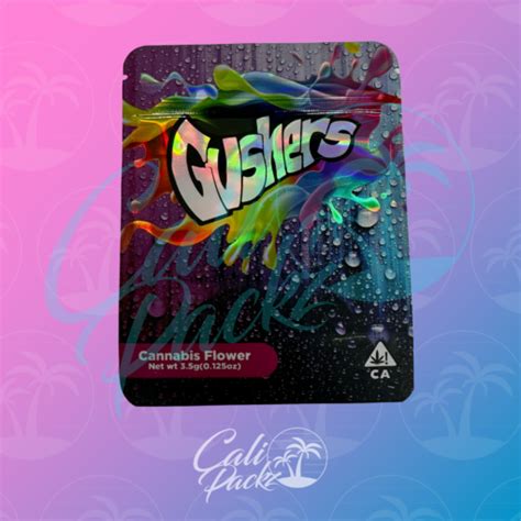 Buy Gushers 35 Mylar Bag Die Cut Mylar Bags And Cannabis Edible Packaging