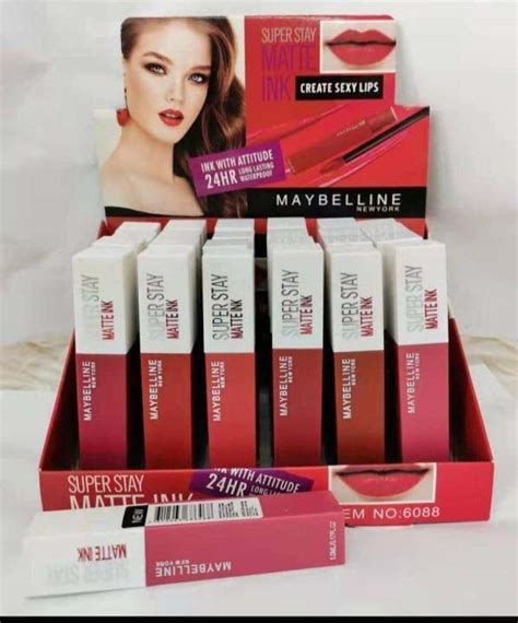 12pcs Lipcream Maybelline Superstay Matte Ink Lipcream Maybelline