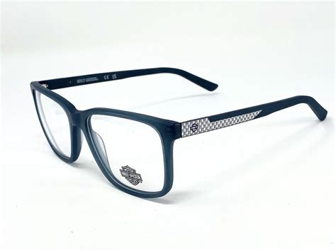 Harley Davidson Hd0955 Matte Grey Carbon Fiber Mens Eyeglasses Frame 57 17 150 Ebay