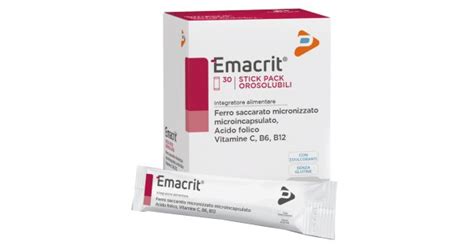 EMACRIT OROSOLUBILE 30 STICK PACK