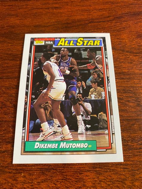 Topps All Star Dikembe Mutombo For Sale Online Ebay