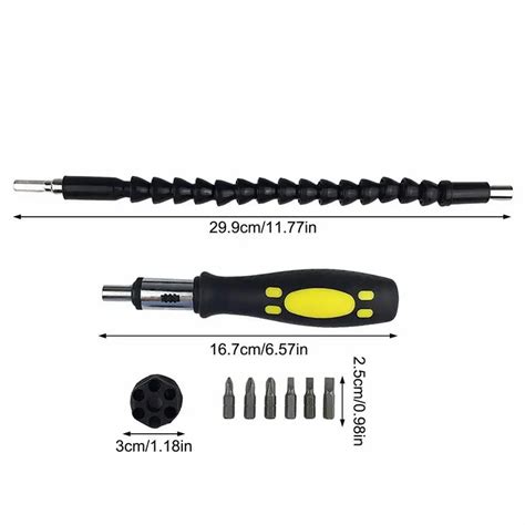 Multi Functional Snake Bit Drill Bit Extender Set Universal