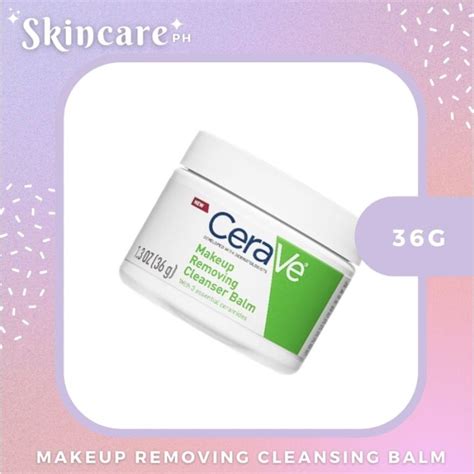 Cerave Makeup Removing Cleansing Balm 36g Lazada Ph