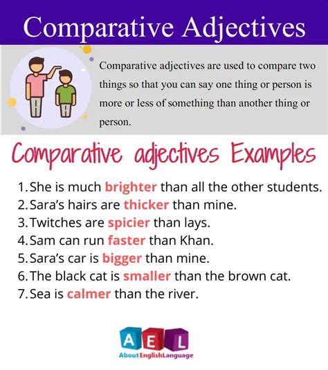 Comparative Adjectives Definition And 10 Easy Examples