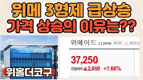 코구점심라방 9월18일 위메이드 급등의 이유는 위믹스플레이 북미 게임 2종 온보딩 계약 발리스LLC 스튜디오369