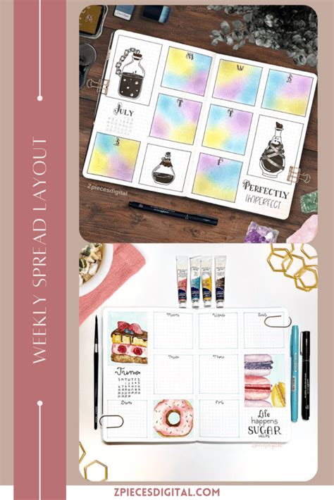 bullet journal layouts for beginners