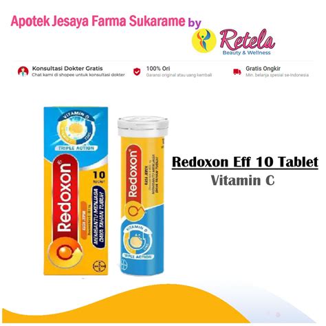 Jual Redoxon Triple Action Tablet Shopee Indonesia