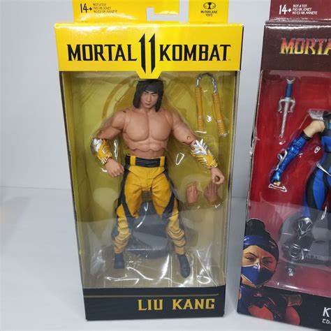 Mcfarlane Toys Mortal Kombat Kitana Edenian Blue Liu Kang Action