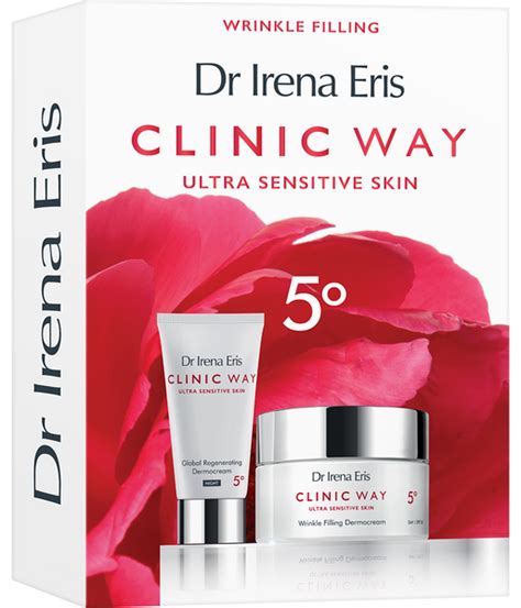 Dr Irena Eris Zestaw CLINIC WAY 5º WYPEŁNIENIE ZMARSZCZEK 50 ml 25 ml