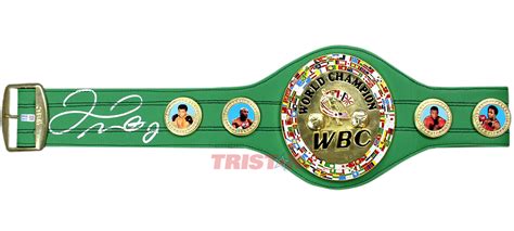 Floyd Mayweather Autographed WBC Championship Belt Signed in Silver