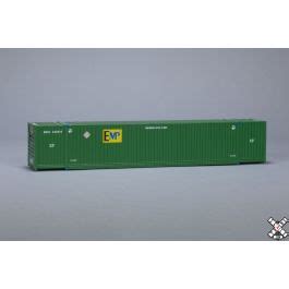 Operator HO Scale CIMC 53 Corrugated Dry Container EMP