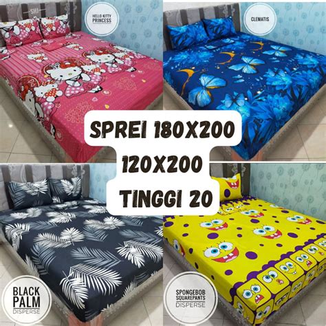 Jual Sprei Motif Terbaru Ukuran X X Bisa Cod Shopee