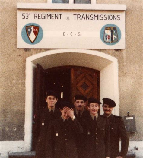 Photo De Classe De E Regiment De Transmission Copains D