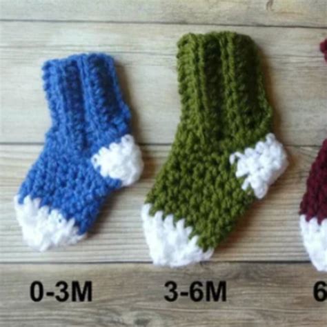 Crochet Baby Socks