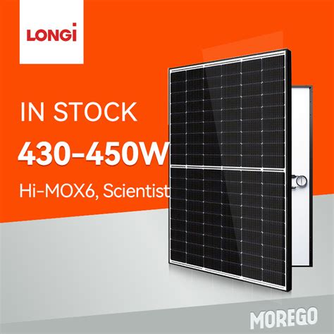 Longi Solar Hpbc High Efficiency Black Solar Panel W W W Full