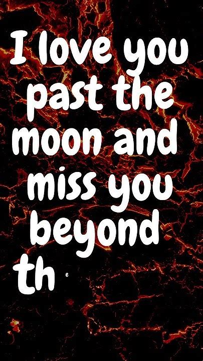 I Love You Past The Moon And Miss You Beyond The Stars Jmstorm Youtube