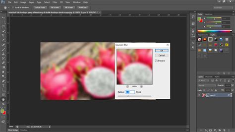 Cara Membuat Efek Blur Pada Gambar Di Photoshop Dengan Mudah Sasnesia