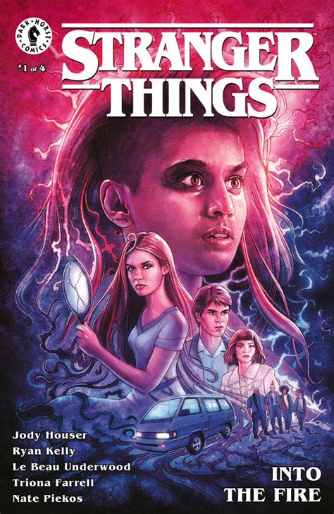 Stranger Things Into The Fire Kyle Lambert Variant Cover