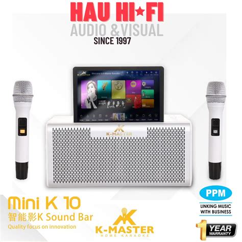 K Master Mini K Soundbar Karaoke System Shopee Malaysia