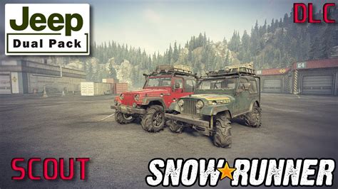 Snowrunner Jeep Dual Pack Cj Renegade Wrangler Youtube